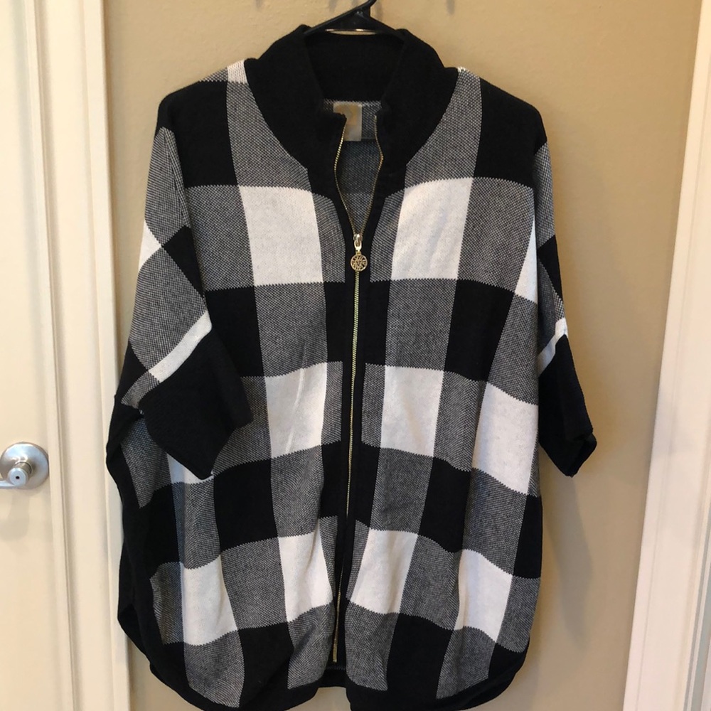 Anne Klein cape sweater